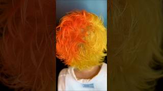 Orange🍊 and Yellow🍋 Hair Dye [upl. by Hippel]