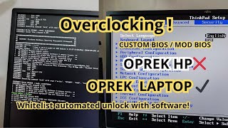 Oprek BIOS di Laptop  How to Overclock RAM amp CPU  BIOS MOD [upl. by Nrehtak]