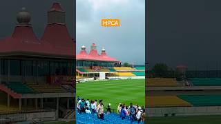 Dharamshala cricket stadium 🏟️  Beautiful cricket stadium cricket shorts [upl. by Aticnemrac768]