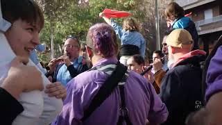 2024 2101 CASTELLERS A LES FESTES DE SANT ANTONI BARCELONA [upl. by Ecinue]