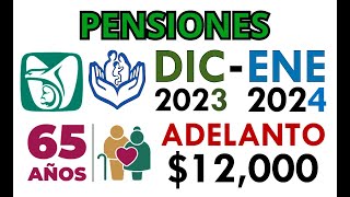 PAGOS IMSS ISSSTE y BIENESTAR diciembre y enero 2024 NUEVO CÁLCULO MODALIDAD 40 [upl. by Amrita]