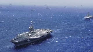 Super Massive Ship Formation – US Navy Exercise RIMPAC [upl. by Hasseman]