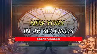 Golden Handshake New York SA Speedrun in 46s  HITMAN WoA [upl. by Otrebmal]