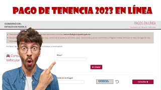 TENENCIA 2023 Pago en línea [upl. by Estey]