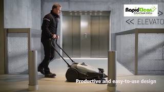 Nilfisk SW250 Sweeper  RapidClean National Supply Solutions [upl. by Boorer154]