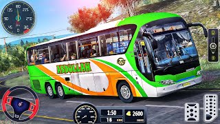 City Coach Bus Driving Simulator  Real Euro Bus Driver 3D  Android GamePlay [upl. by Bogie]