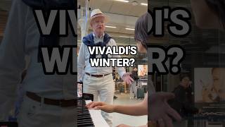 He asked to play Winter of Vivaldi violin music [upl. by Ingemar488]