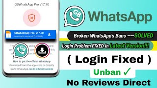 GB WhatsApp Download APK Updated March 2024｜Login FIXED Version（Official [upl. by Wickham93]