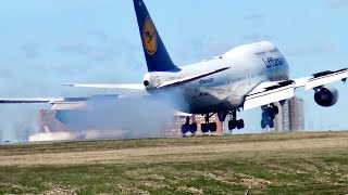 747 Hits Runway Twice [upl. by Sidwell]