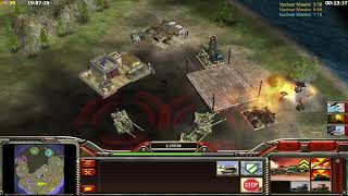 CHINA Command amp Conquer™ Generals Zero Hour gameplay 3vs5 Hard Army [upl. by Anirehs]