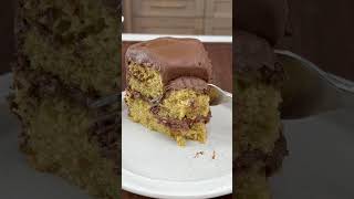 Classic Yellow Cake with Rich Chocolate Frosting Recipe recipe cake dessert s ert [upl. by Mikeb]