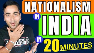 Nationalism in India  Rapid Revision  class 10 [upl. by Greenes]