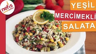 Şehriyeli Yeşil Mercimek Salatası  Çok lezzetli bir salata tavsiye ederiz [upl. by Marsiella]