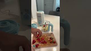 ¡Prepara deliciosas papillas para tu bebé con la Nutribullet Baby Batidora 🍼✨ alimentación receta [upl. by Lleznol]