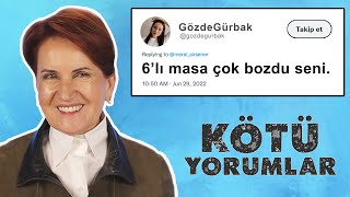 MERAL AKŞENER KENDİSİNE GELEN KÖTÜ YORUMLARI OKUYOR [upl. by Suirtemid]