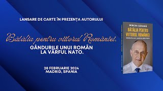 Lansare de carte «Batalia pentru viitorul romaniei» [upl. by Kessel377]