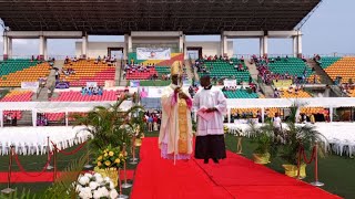 MESSE DORDINATION ÉPISCOPALE ET DINSTALLATION DE MGR ABEL LILUALA AU STADE MUNICIPAL DE PN PART I [upl. by Balcke331]