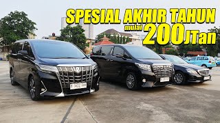 MOBIL MOBIL PREMIUM EX BLUBIRD SPESIAL AKHIR TAHUN ALPHARD DAN MERCEDES [upl. by Rosen]