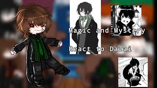 ☆∆ Past Magic and mystery react to Dazai Osamu ☆ ∆ part 1 ☆ ∆ bsd x Harry Potter ☆ ∆ [upl. by Eirolav]