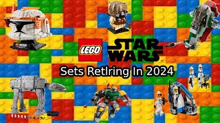 All RETIRING LEGO Star Wars Sets of 2024  lego legostarwars [upl. by Egin181]