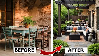 Affordable Backyard Patio Pavers Ideas  Paver Patio Step Design [upl. by Oram]