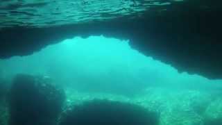 Snorkeling alla Grotta Verde a marina di Andrano Salento [upl. by Yeliah]