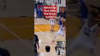 Basketball  Behind the Back Move That Breaks Ankles shorts [upl. by Bausch]