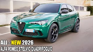 2026 ALFA ROMEO STELVIO QUADRIFOGLIO  New Updated RedesignExterior Interior amp Specs [upl. by Arabella873]