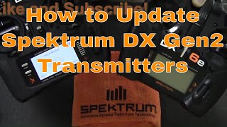 How to Register and Update your Spektrum Radio [upl. by Ynnad]