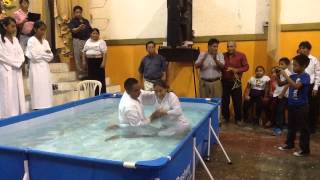 Bautismo en Agua Marcos 1616 En Mision Cristiana Evangelica Las Buenas Nuevas Ecuador [upl. by Vincenta236]