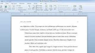 APA Tutorial formatting long quotes [upl. by Westphal]