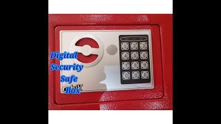 Electronic Deluxe Digital Security Safe Box Unboxing [upl. by Adeys]