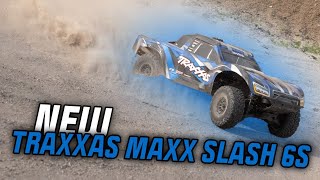 New Traxxas Maxx Slash 6S TEST [upl. by Inuat]