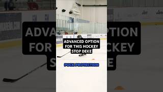 ADVANCED OPTION FOR THIS HOCKEY STOP DEKE hockeydevelopment hockeytraining [upl. by Aleakam]