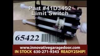 Liftmaster Part 41D3452 Limit Switch Assembly Garage Door Opener Parts [upl. by Sidra]