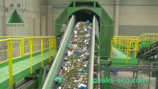 Waste sorting plant MBT plant＋Composting the best waste recycling system Peakseco [upl. by Wendy]