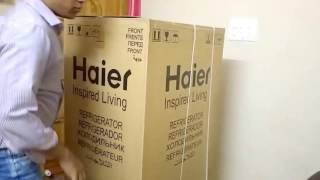 Haier Refrigerator Unboxing [upl. by Aliuqa]