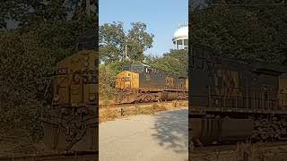 CSXT 430 AC4400CW Leads 499 CW44AH amp 7020 CM44AC NB at Fitzgerald GA 102824 railfan [upl. by Zelda337]