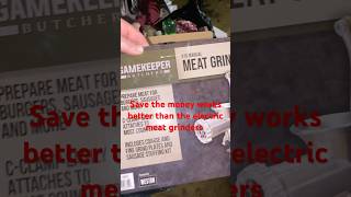 25 gamekeeper meat grinder ￼￼ on steroids How to use the gamekeeper meat grinder efficiently [upl. by Lassiter]