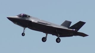 F35A made Touch amp Go  Low Approach  Landing at NAS Fort Worth Apr292014 [upl. by Weir]