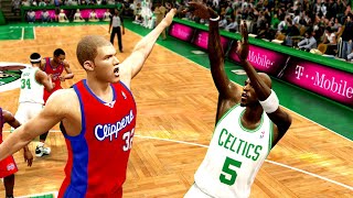 Kevin Garnett and Celtics BATTLE Rookie Blake Griffin and Clippers [upl. by Reldnahc]