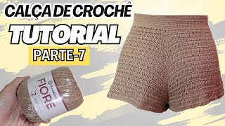 Calça De Crochê Com Bolso Embutido [upl. by Nitsur]