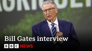 COP28 Bill Gates on climate optimism wealth and the human condition  BBC News [upl. by Cormick]