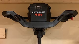 Strikemaster 40V versus 40V lite  Ice Auger weight comparison [upl. by Yelats]