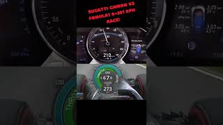 Bugatti Chiron vs Formula 1 Epic Acceleration Showdown shorts formula1 speed supercars viral [upl. by Anilag]