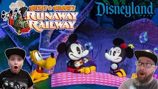 2024 Micky amp Minnies Runaway Railway Mickey Finally Has A Ride [upl. by Arahsat541]