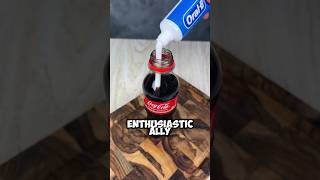 Try Putting Toothpaste in Coke—You Wont Believe… shorts [upl. by Nitnerb940]