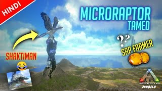 Ark mobile  Archaeopteryx taming  Microraptor 🦜 Redwood queen 😅 [upl. by Gosnell]