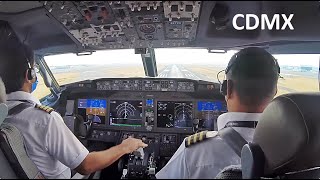 Vive la llegada a la Ciudad de México en un Boeing 737 MAX [upl. by Edya808]