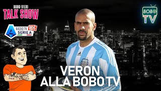 VERÒN ALLA BOBO TV  Il calcio vissuto in Argentina  Bobo Vieri Talk Show [upl. by Lennahs]